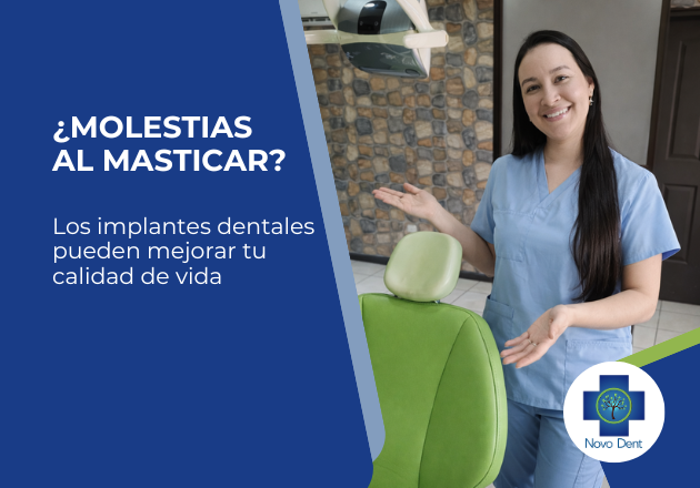 Mejora tu calidad de vida con implantes dentales. Vuelve a masticar con confianza y comodidad.